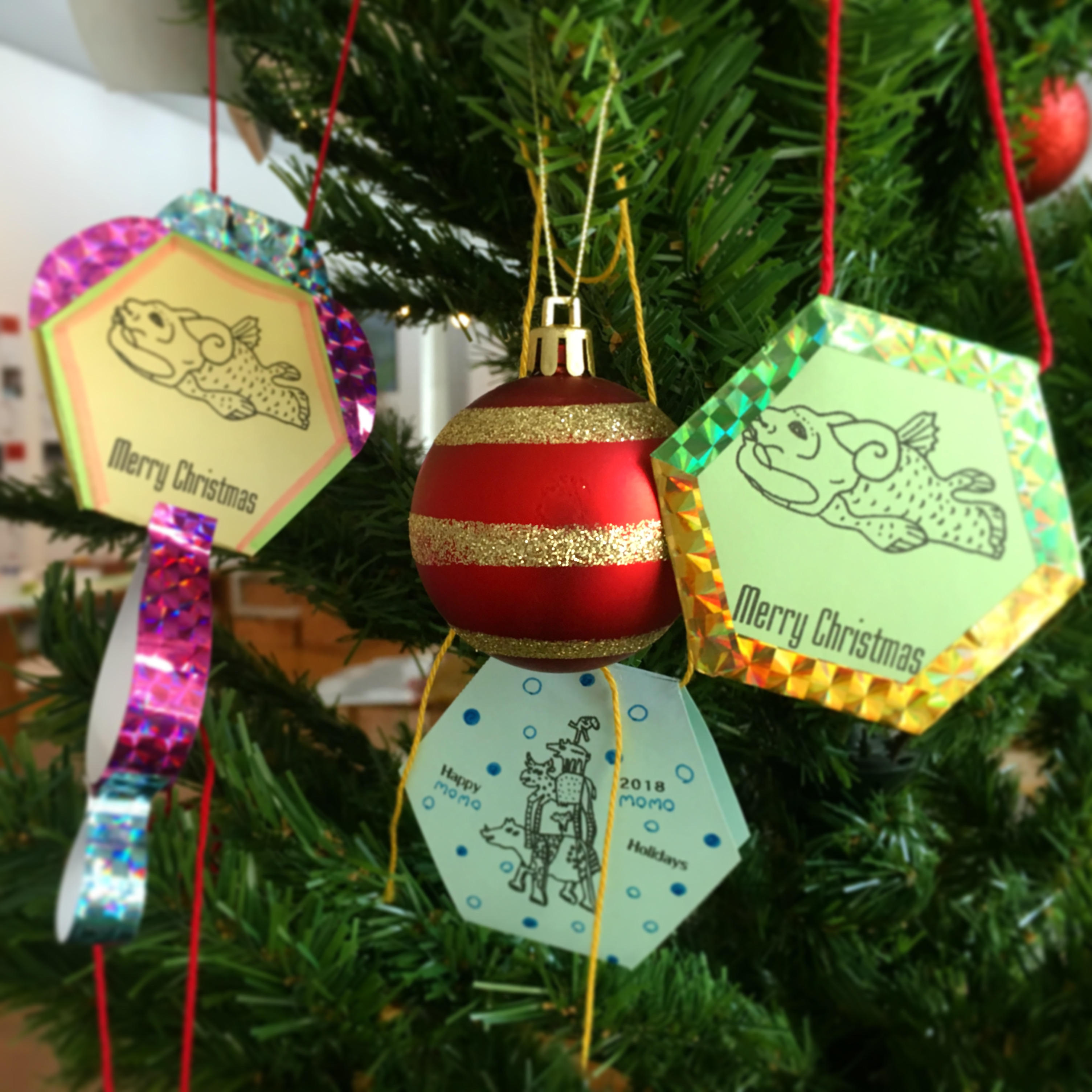 オーナメントをつくってクリスマスツリーにかざろう!