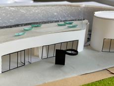 山口大学工学部感性デザイン工学科「屋外彫刻ミュージアム」建築模型展