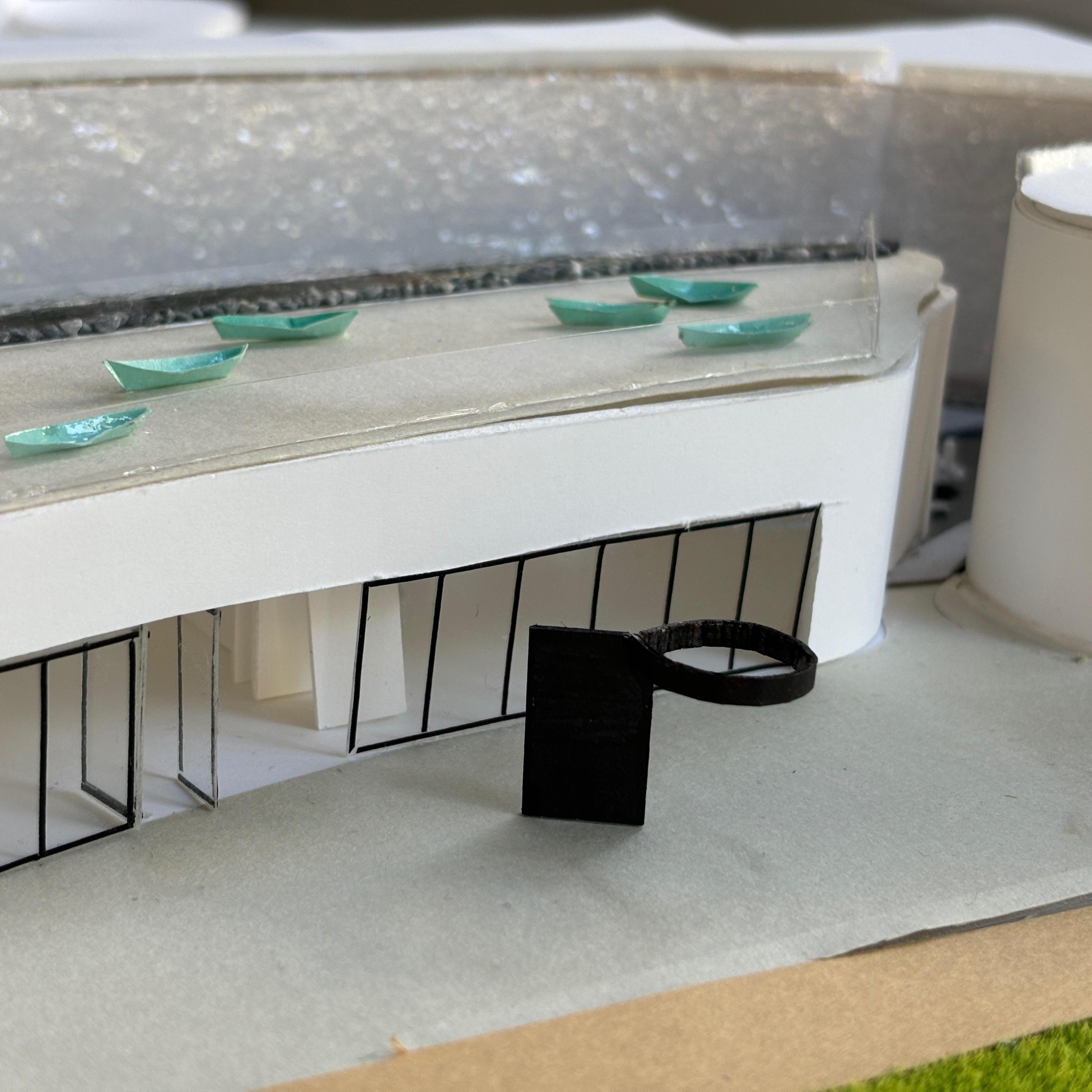 山口大学工学部感性デザイン工学科「屋外彫刻ミュージアム」建築模型展