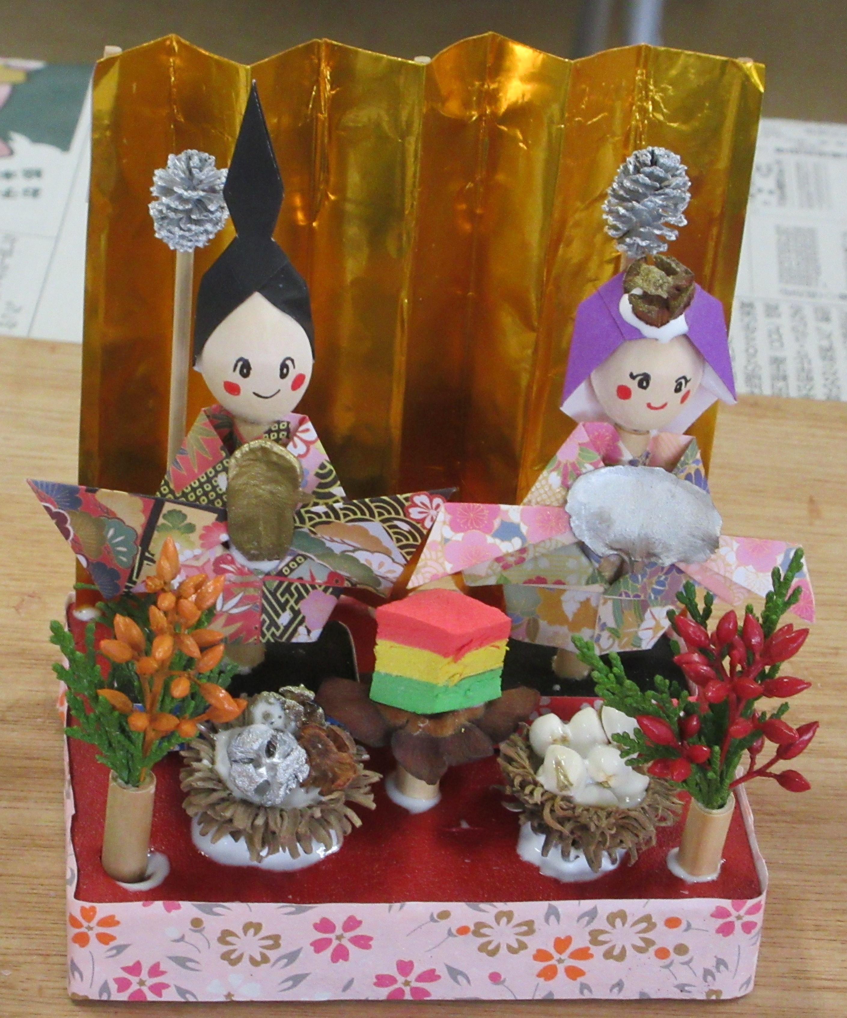 ハーブ講座「植物を使ったお雛様づくり」