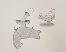 ワークショップ　セメント鋳造体験「鳥」をつくろう