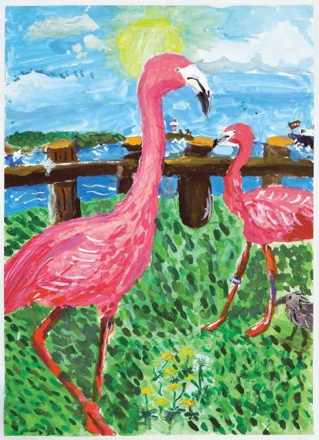 潤*子様 「 逆境こそ笑って 」｜絵画 原画 抽象画 絵 画家 動物画 ドローイ 潤*子様 「 逆境こそ笑って 」｜絵画 原画 抽象画 絵 画家 動物